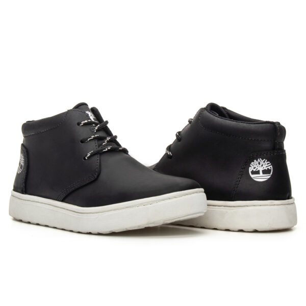 Tênis em Couro Guard - Preto e Branco - Image 4