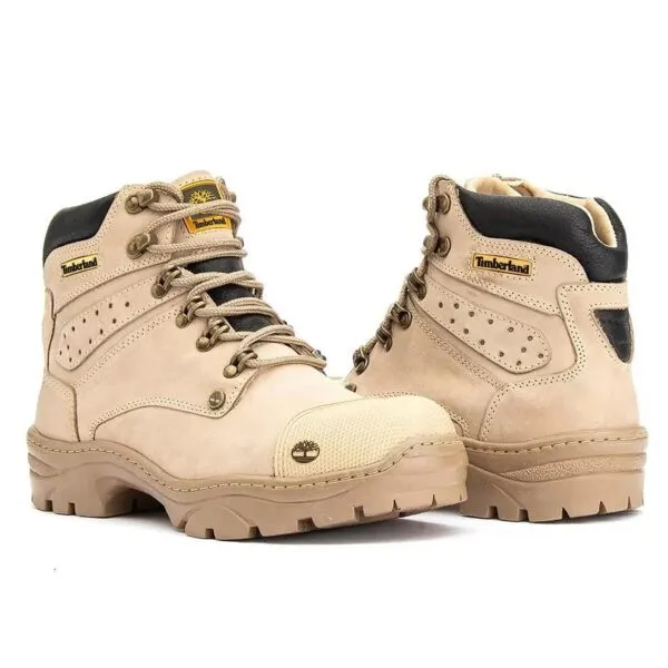 Bota Masculina em Couro Legitimo Timber 800 Nude - Imagem 4