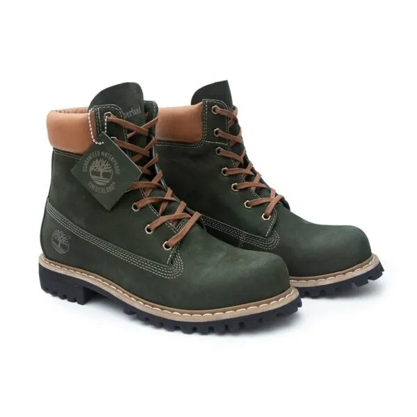Bota Masculina em Couro Legitimo 9001 Verde - Imagem 2