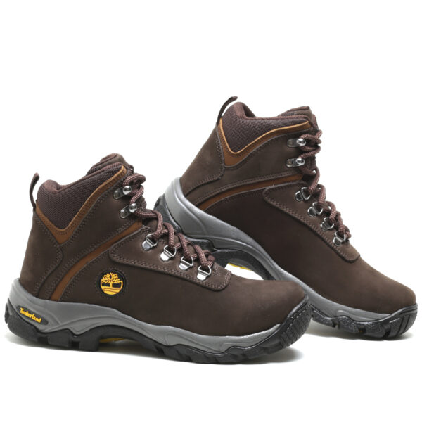 BOTA COURO HIKING CAFÉ - Imagem 4