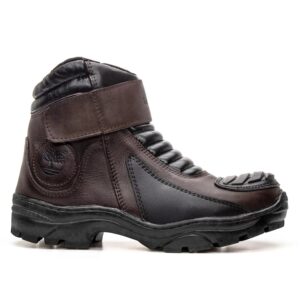 BOTA COURO MOTO 101 CAFÉ