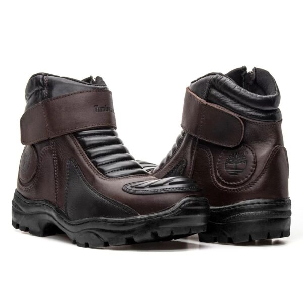 BOTA COURO MOTO 101 CAFÉ - Imagem 4