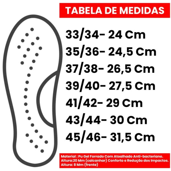 PALMILHA EM GEL CONFORTAVEL E RESPIRAVEL - Image 2